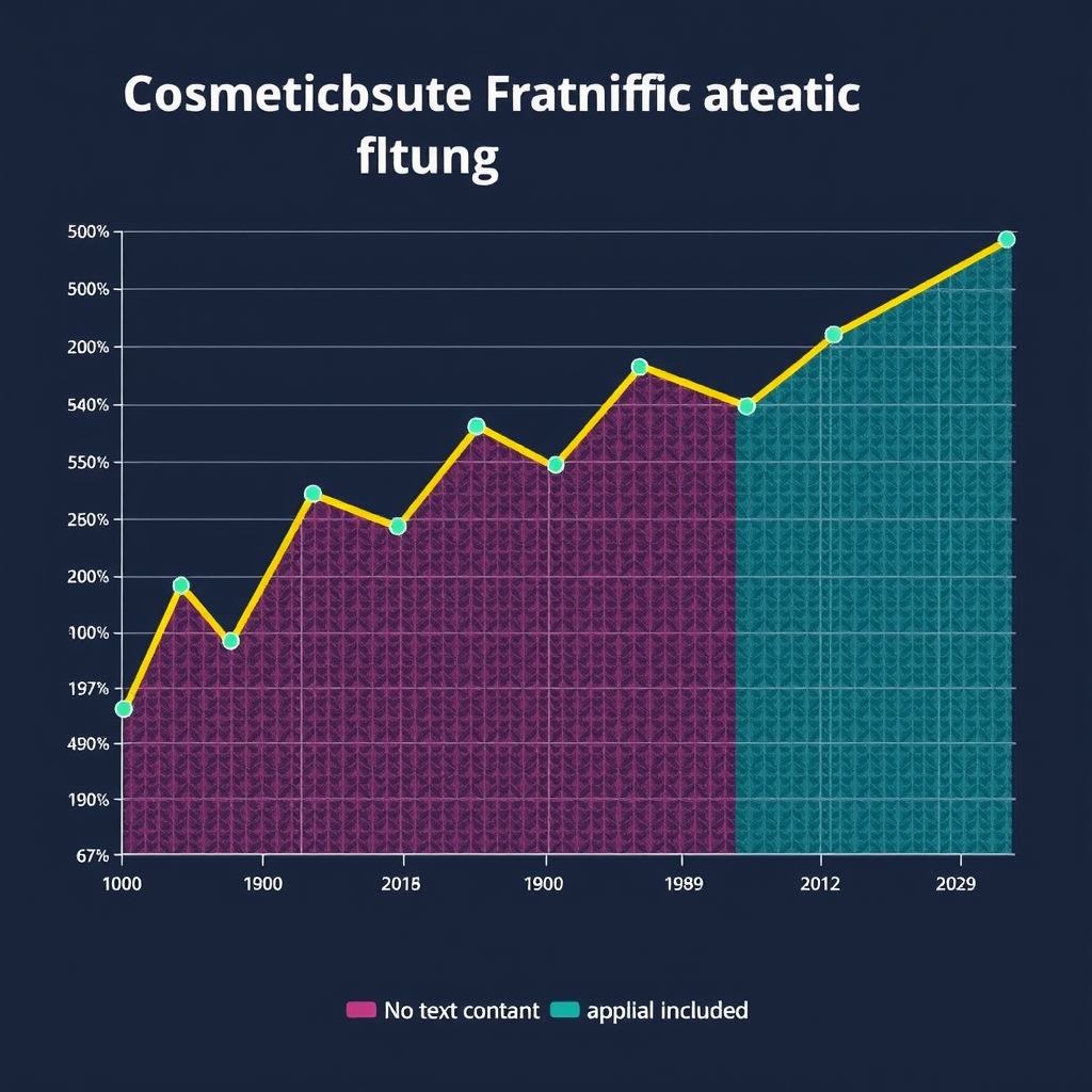 Biểu đồ thể hiện sự tăng trưởng traffic website mỹ phẩm sau khi tối ưu SEO 